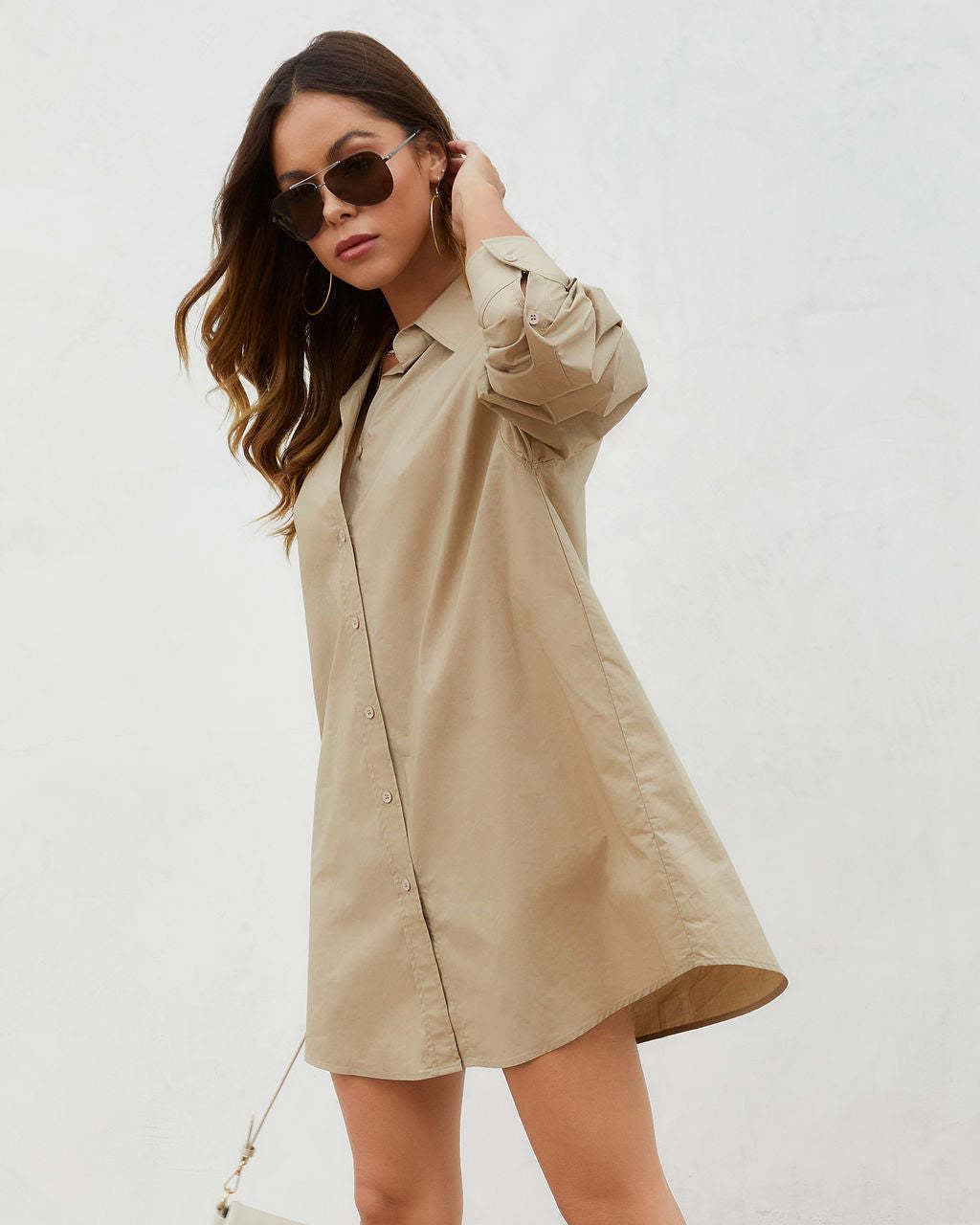 Women's Lightweight Summer Dress With Button Fastening