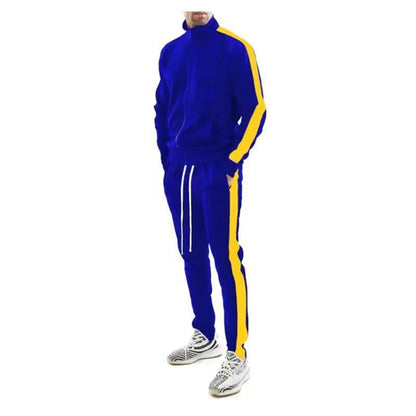 Men's Functional Tracksuit with Contrast Stripes