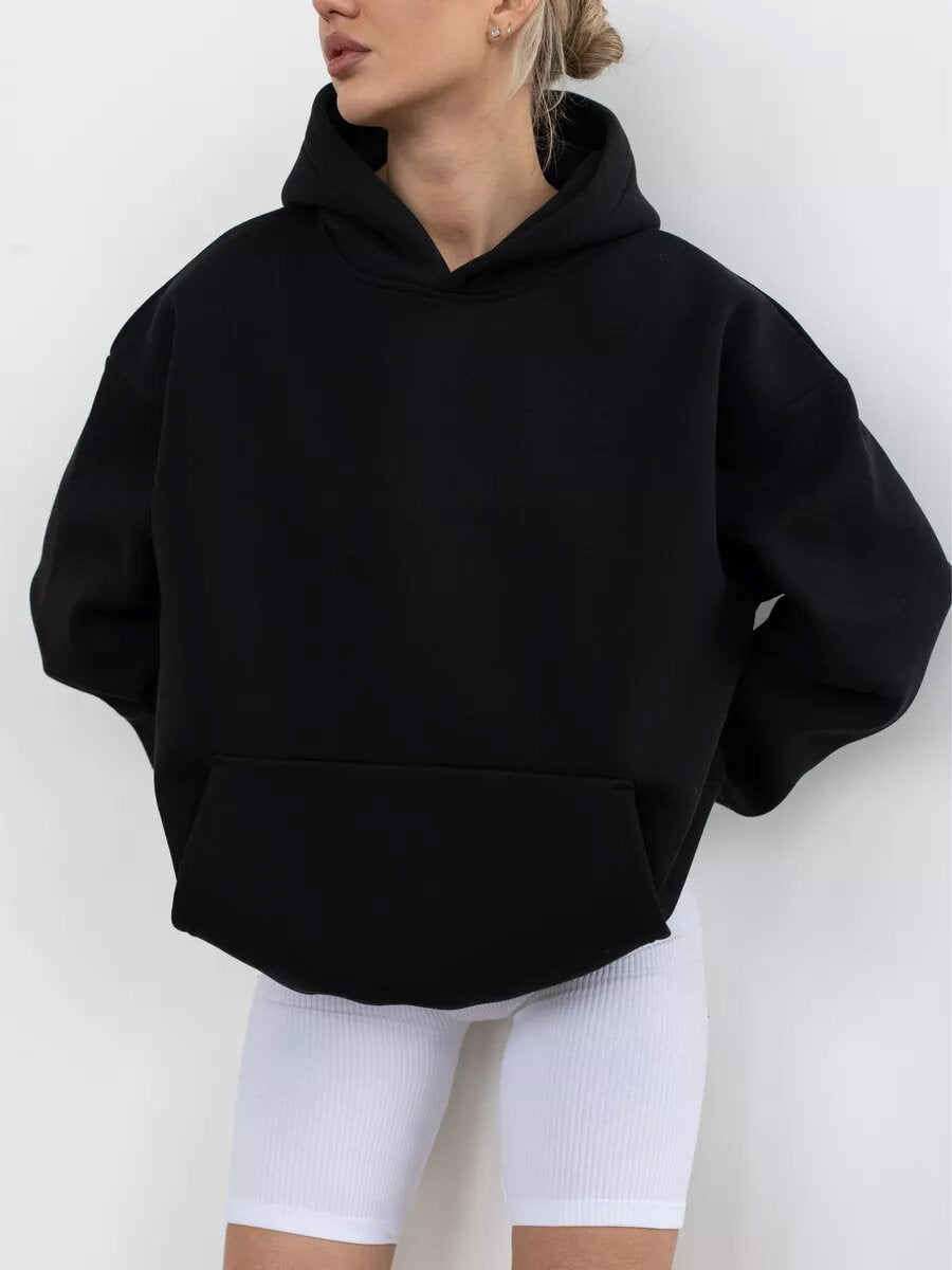 Women's Oversized Hoodie Snuggly Soft With Kangaroo Pocket