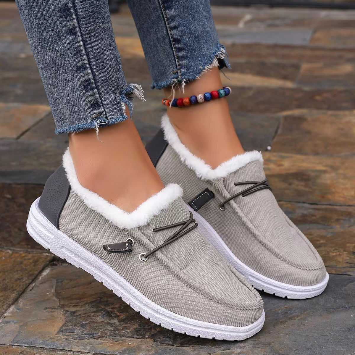 Women's Plush Slippers Warm Comfortable Non-Slip