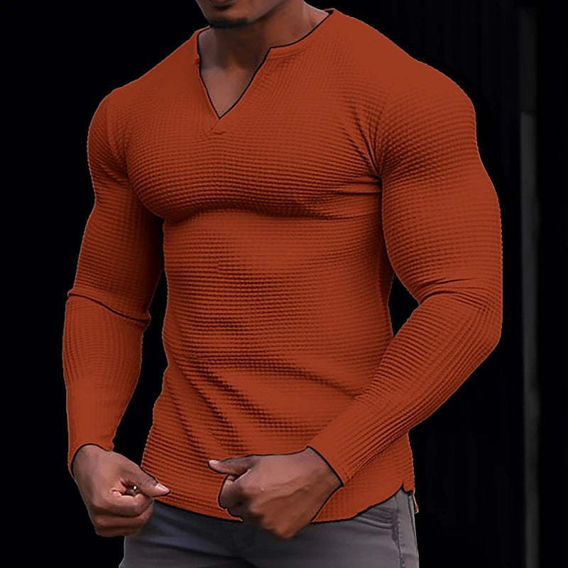 Men's Long-Sleeve Structured Elegant Shirt