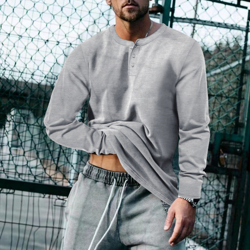 Men's Long-Sleeve Shirt Classic Soft Cotton