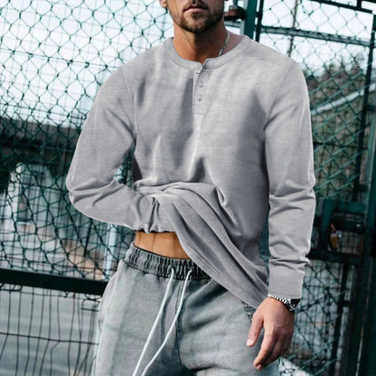 Men's Long-Sleeve Shirt Classic Soft Cotton