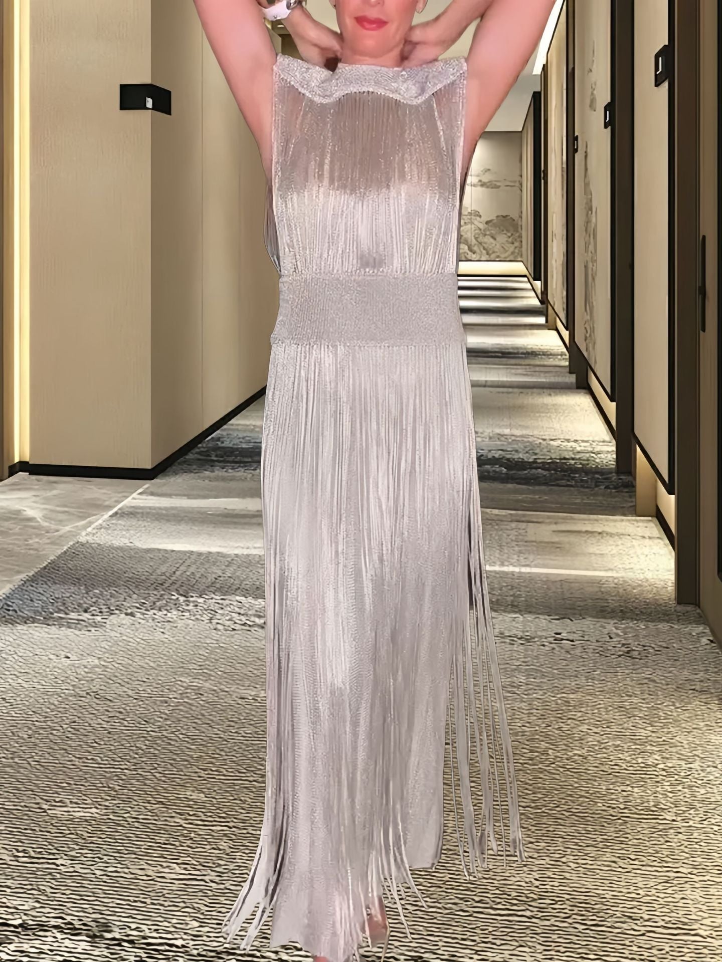 Women's Evening Dress Elegant Flared Hem