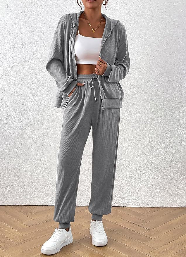 Women's Sporty Casual Hoodie Jogger Set