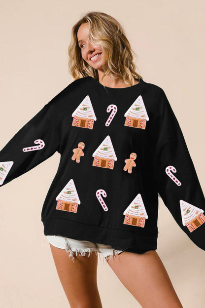 Christmas Dress Glitter Sequin Top