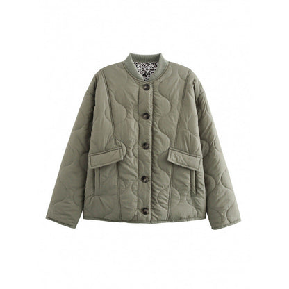Women's Oversized Parka Jacket with Pockets, Sporty