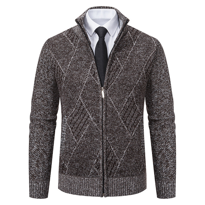 Herren Strickjacke Slim Fit Modernes Design - IdealeKleiden
