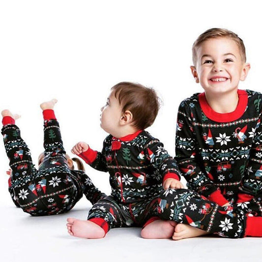Weihnachts-Pyjama Herren Marineblau Festlich - IdealeKleiden