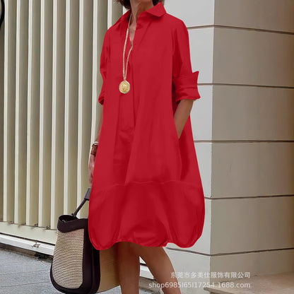 Women's Lightweight Summer Dress with Pockets