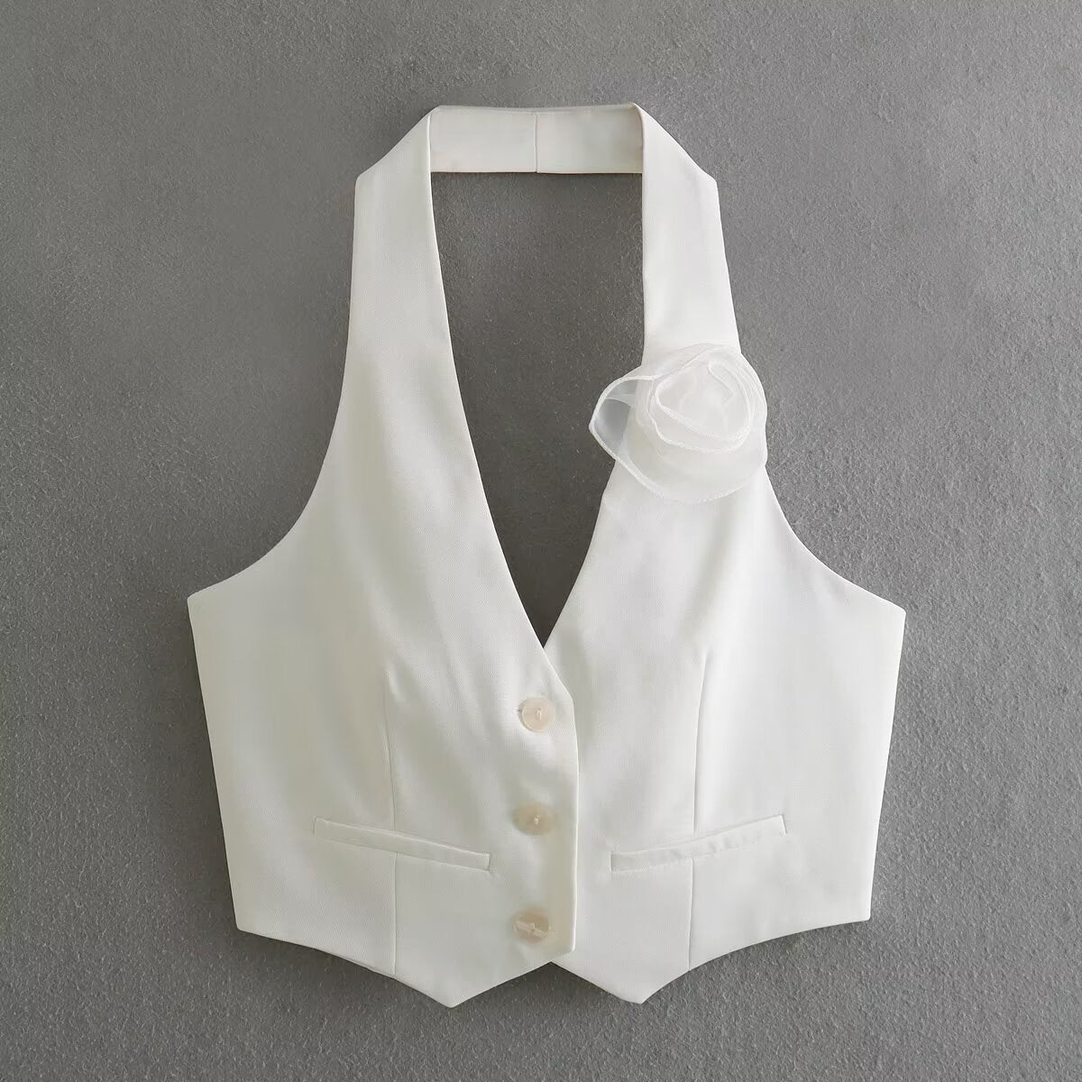 Women's Vest Floral Pattern Elegant Long
