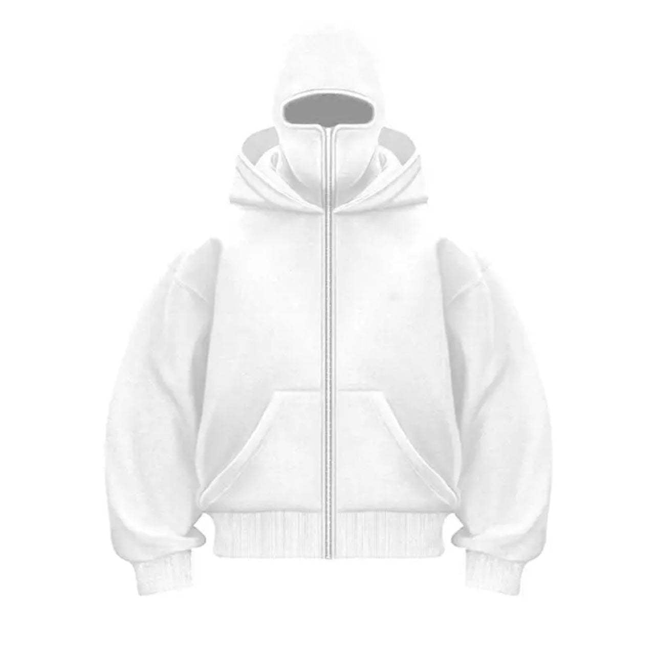 Women's Stylish Hooded Jacket High Collar Trendy Model