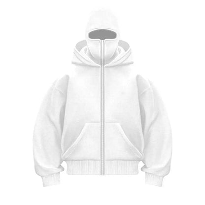 Women's Stylish Hooded Jacket High Collar Trendy Model