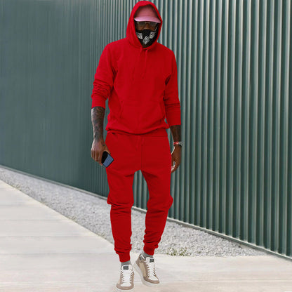 Men's Tracksuit Hoodie Joggers Comfortable