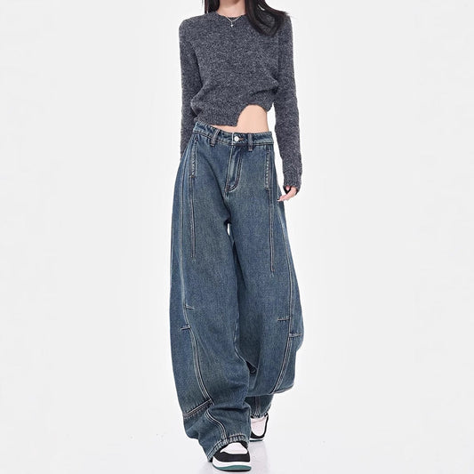Weite Damen Jeans Bequem Elegant - IdealeKleiden