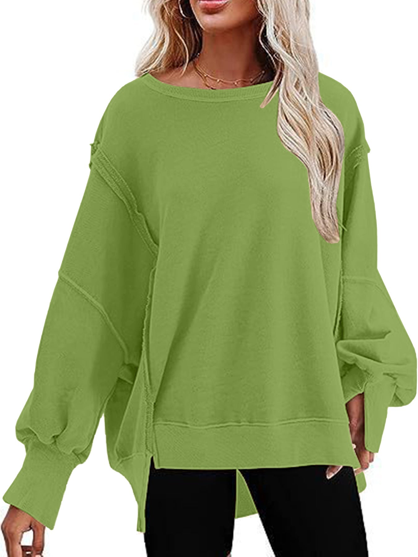 Women's Sweatshirt Casual Comfortable with Slits