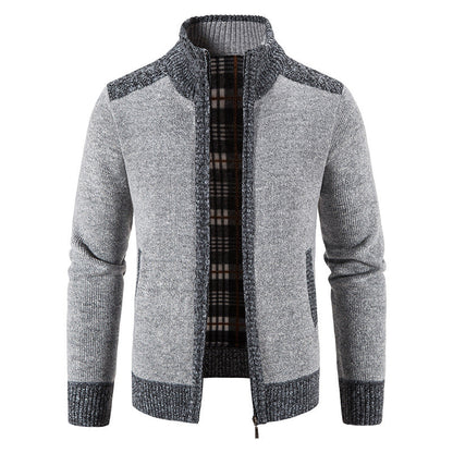 Men's Cardigan Modern Zipper Elegant Design