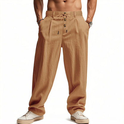 Men's Linen Trousers Comfortable Breathable