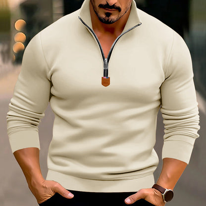 Men's Modern Sports Jumper Stand-Up Collar Elastic