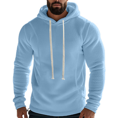 Men's Premium Fleece Hoodie Kangaroo Pocket Modern Design