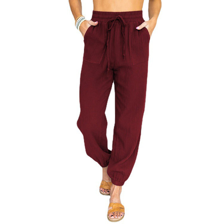 Women's Casual Trousers Comfortable Elastic