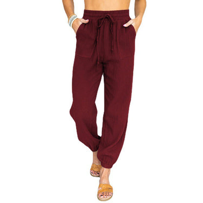 Women's Casual Trousers Comfortable Elastic