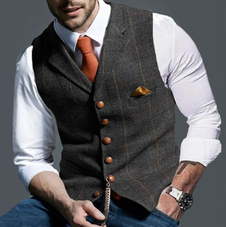 Men's Vest Elegant Slim Fit Stylish