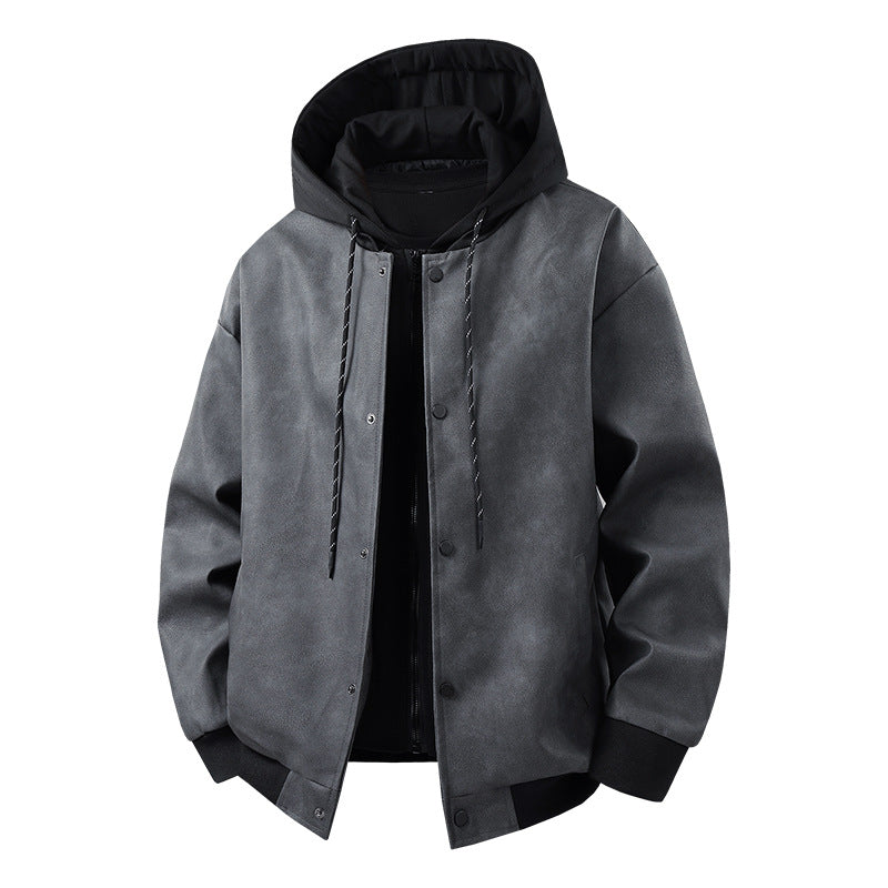 Men's Transitional Jacket Modern Sporty Hood