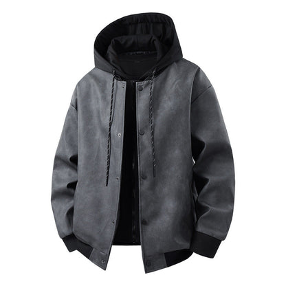 Men's Transitional Jacket Modern Sporty Hood