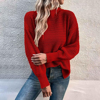 Women's Knitted Jumper Elegant Outerwear