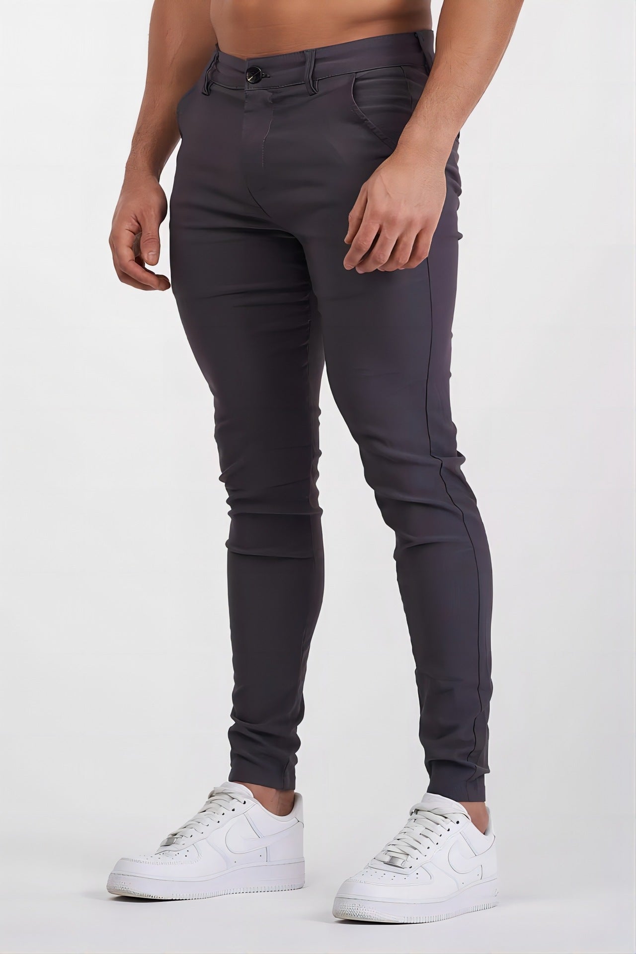 Men's Chino Trousers Slim Fit Elegant