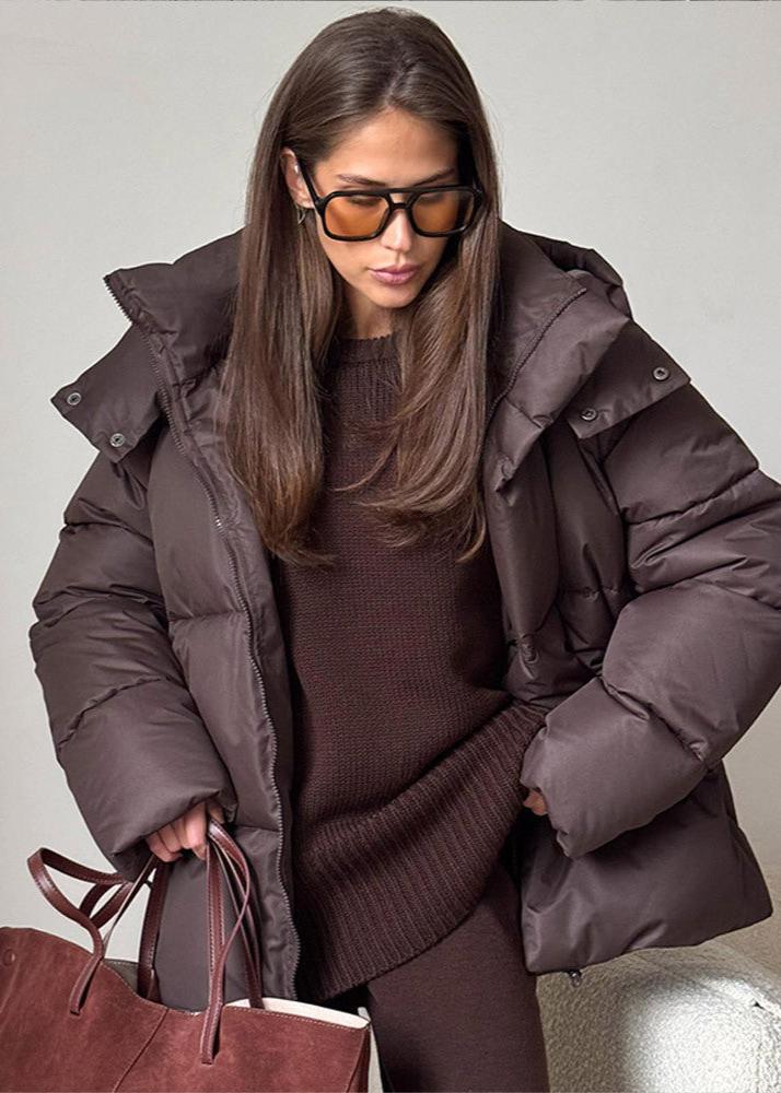 Oversized Puffer Jacket Warm and Comfortable
