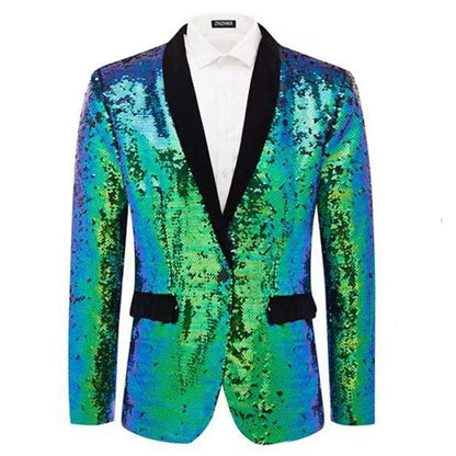 Men's Evening Suit Elegant Shiny Sequins