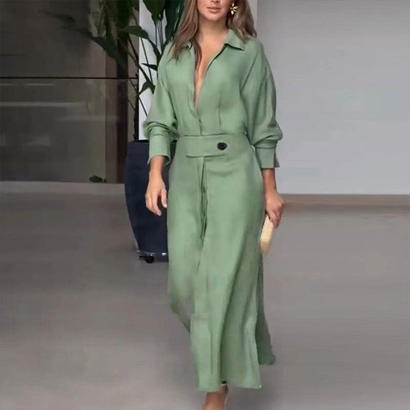 Women's Maxi Dress Linen Elegant Summer Dress