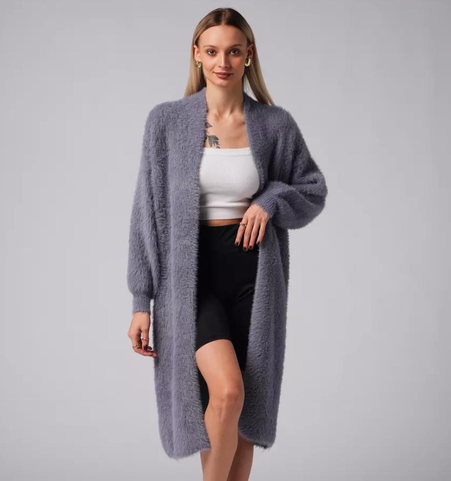 Women's Knitted Cardigan Soft Generous Cut
