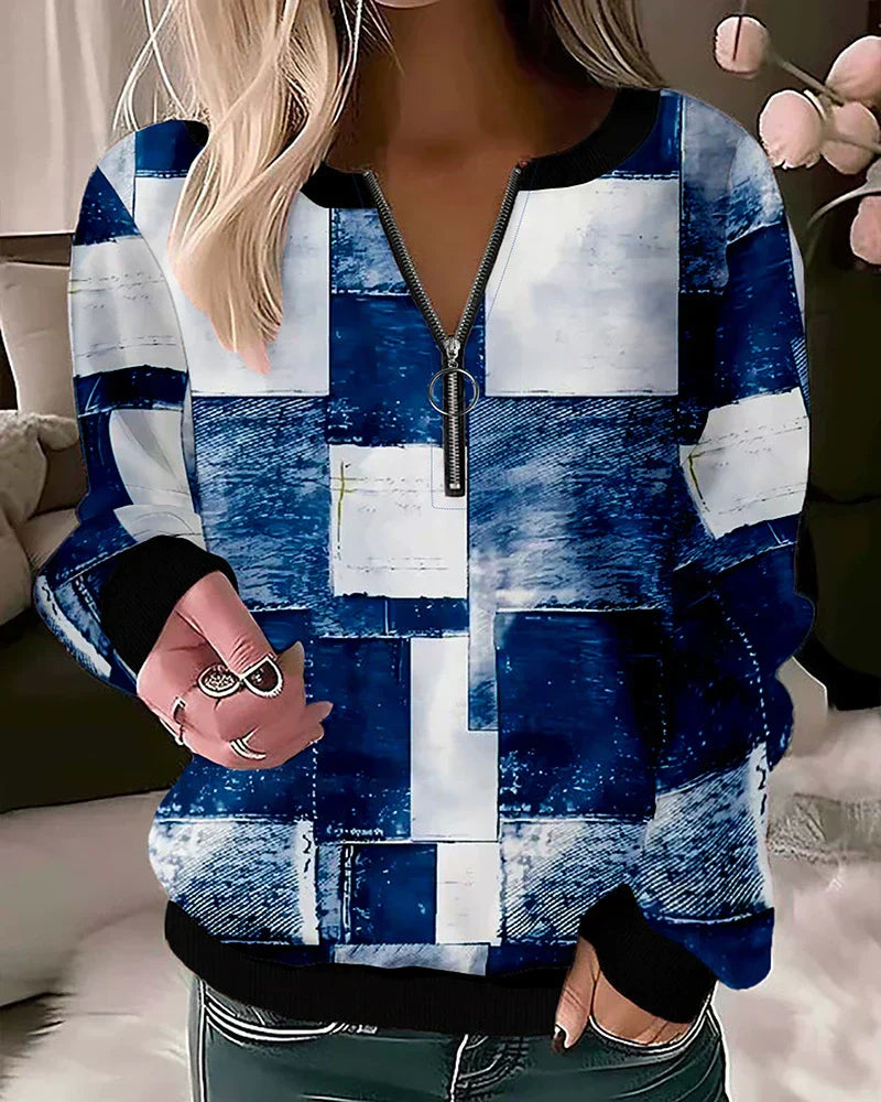 Practical Sweatshirt Zipper Sporty