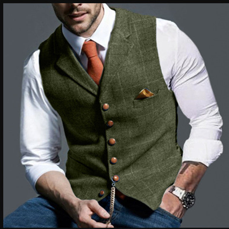 Men's Vest Elegant Slim Fit Stylish