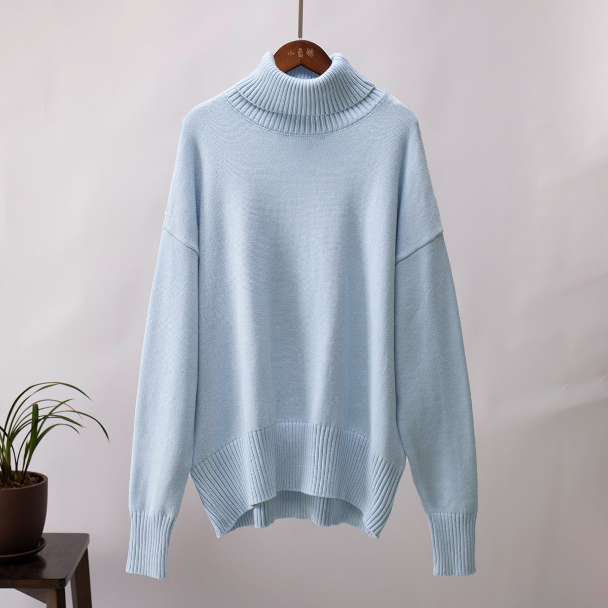 Women's Knitted Jumper Comfortable Warm Ribbed Trim