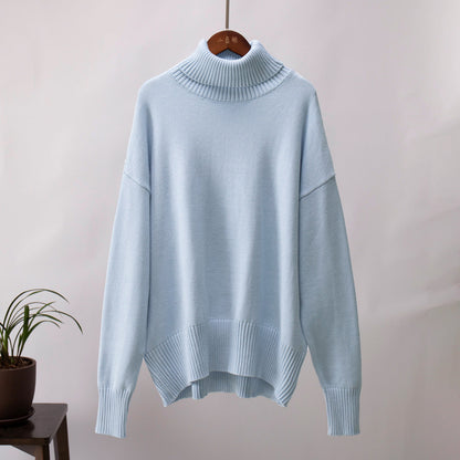 Women's Knitted Jumper Comfortable Warm Ribbed Trim