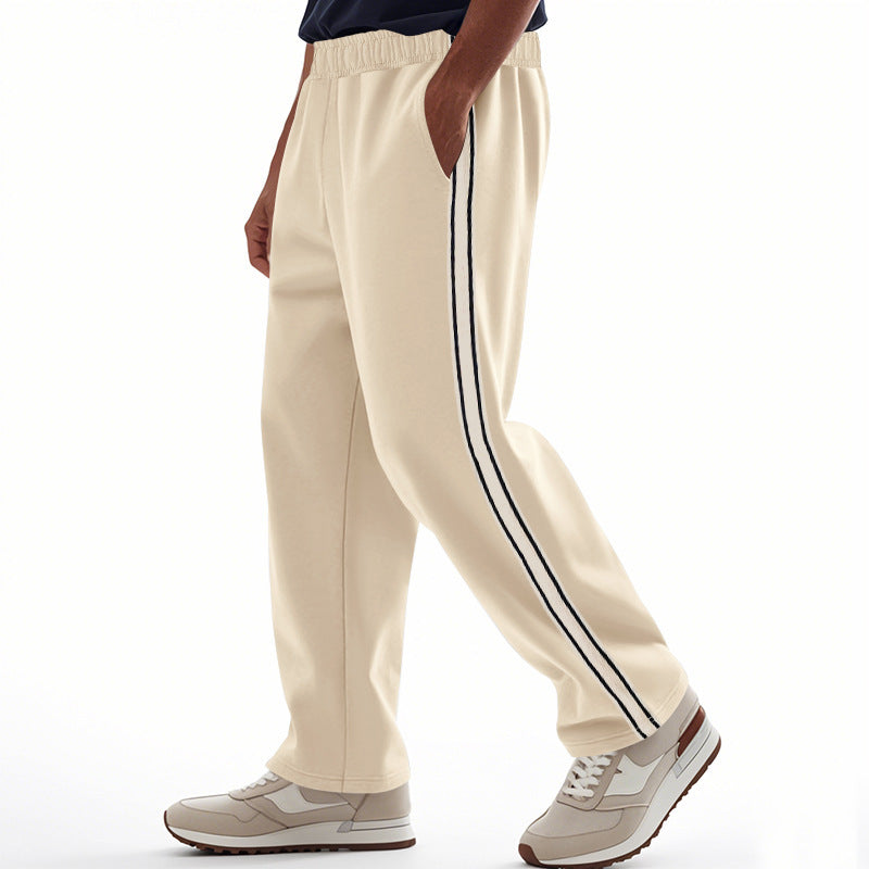 Men's Joggers Sporty Stripes Elastic