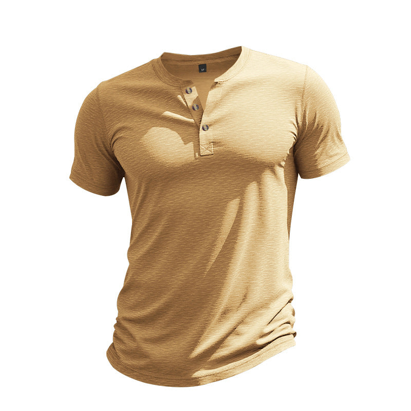Men's T-Shirt Short Sleeve Soft Cotton Elegant