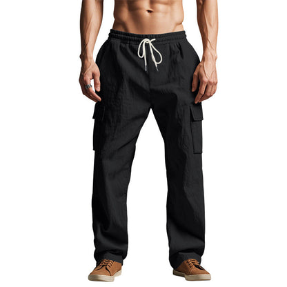 Men's Cargo Pants Comfortable Elastic Practical