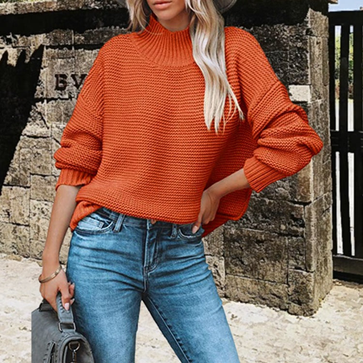 Women's Soft Knitted Turtleneck Sweater