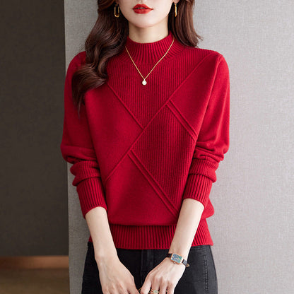 Women's Elegant Ribbed Sweater