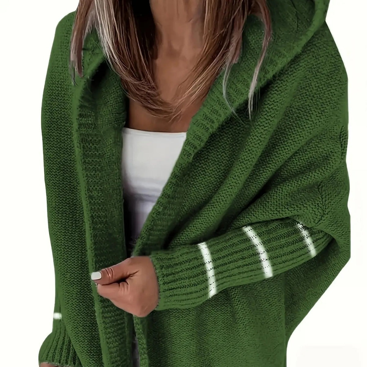 Women's Cardigan Hood Loose Fit