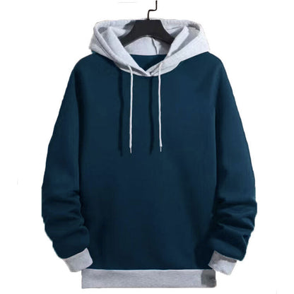 Men's Hoodie Sporty Contrast Sleeves