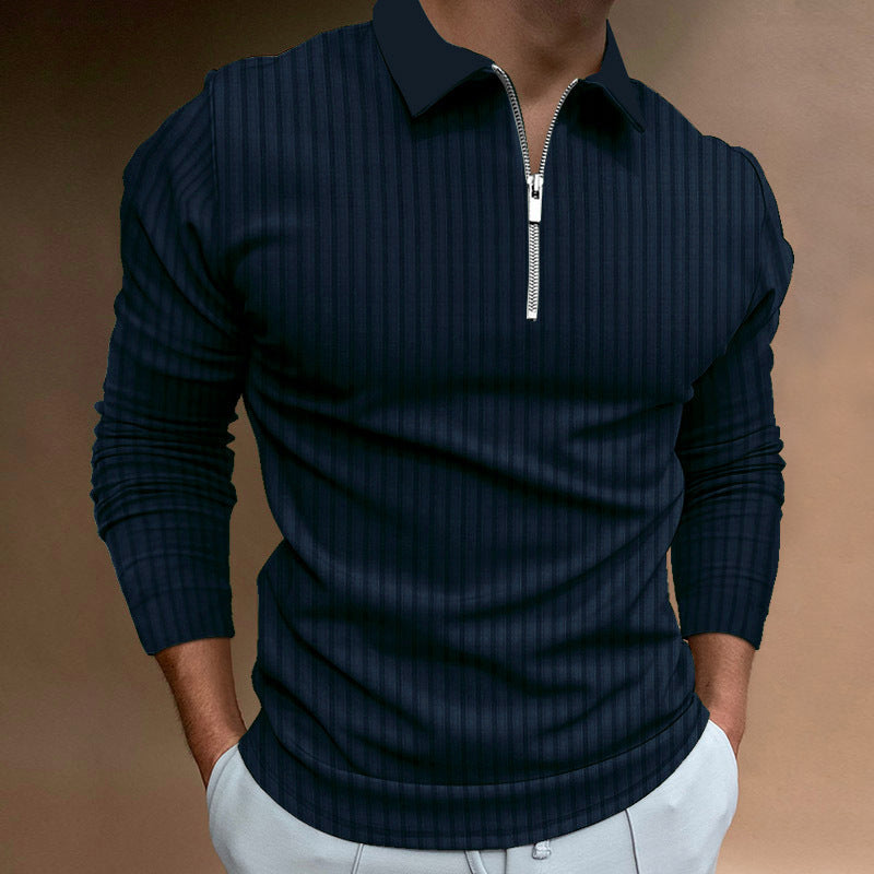 Men's Polo Shirt Elegant Structured Design