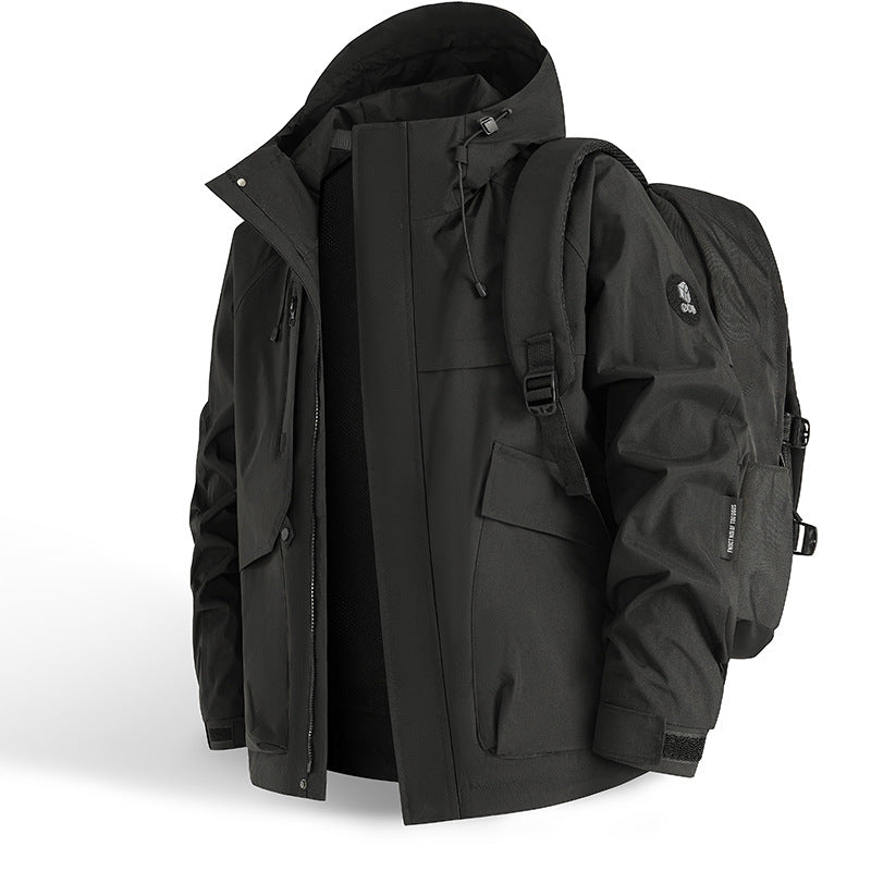Men's Outdoor Jacket Waterproof Practical Adjustable