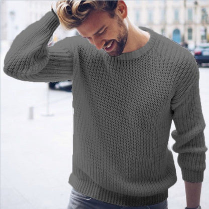 Men's Modern Crew Neck Knit Sweater