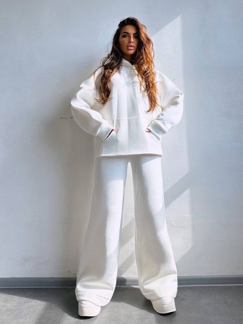 Women's Oversized Hoodie & Wide Leg Sweatpants Set